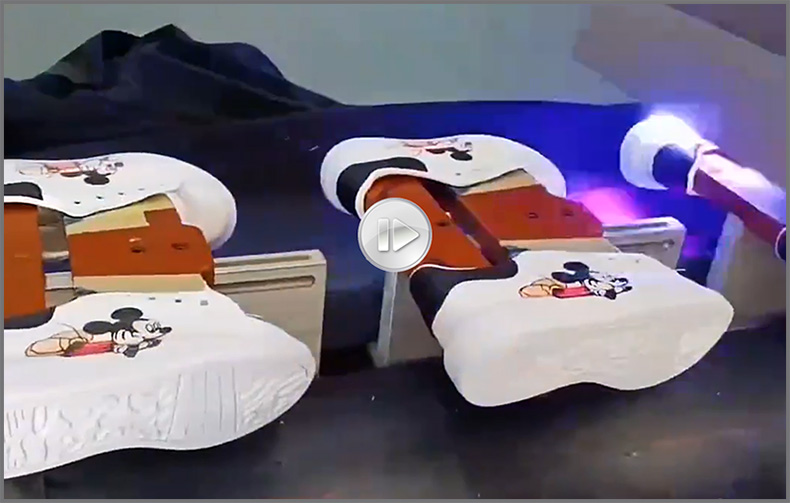 鞋子打印圖案，LR-2513高落差鞋子打印機